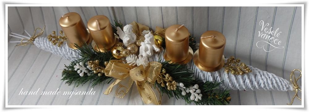 vánoce-adventní štola zlatá (1)